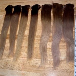 GBB & AQUA Hand Tied Hair Extension Wefts